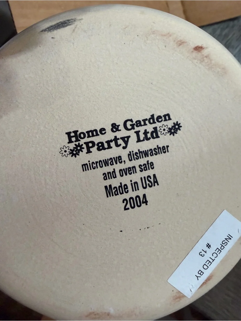 Vintage Home & Garden party Ceramic Floral Kitchen Canister